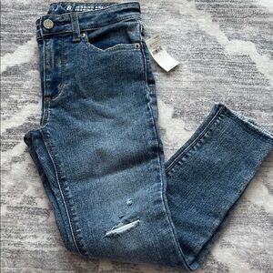 GAP Girls Distressed Blue Jeggings